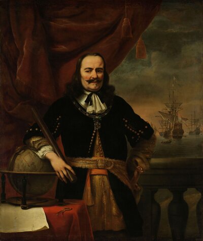 Michiel de Ruyter als luitenant-admiraal, Ferdinand Bol, 1667