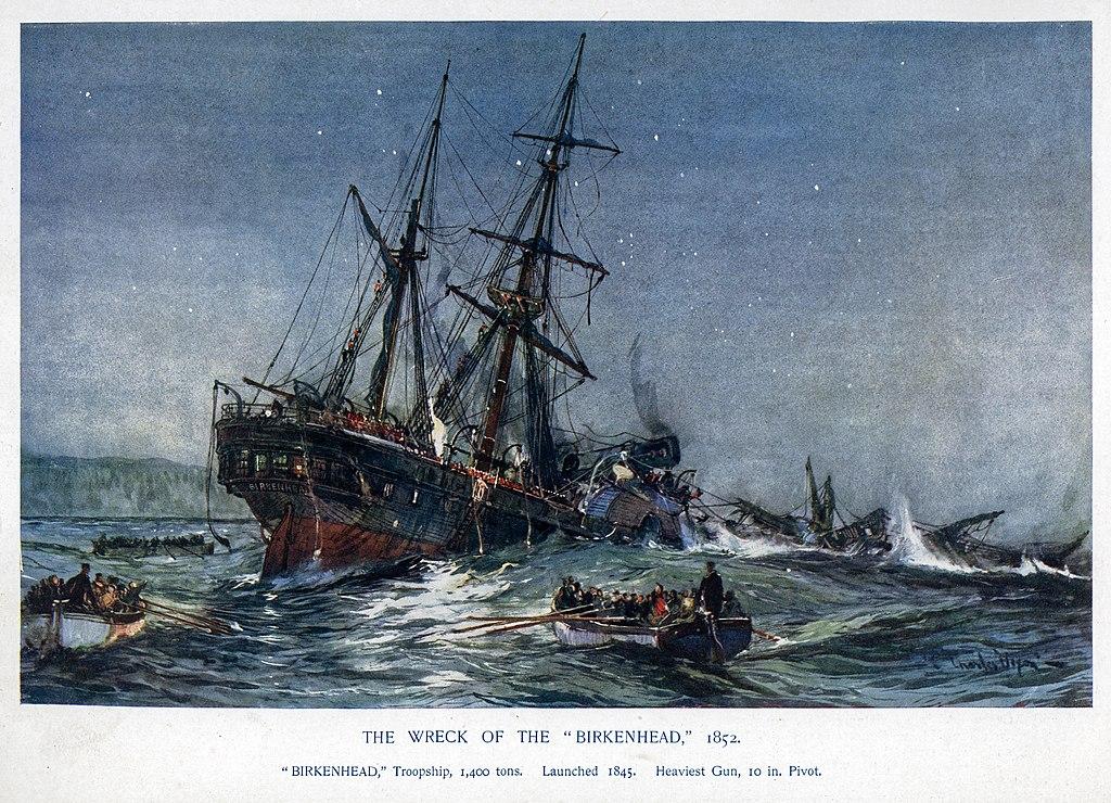 CharlesEdwardDixonHMSBirkenhead1845troopshipsteamfrigate